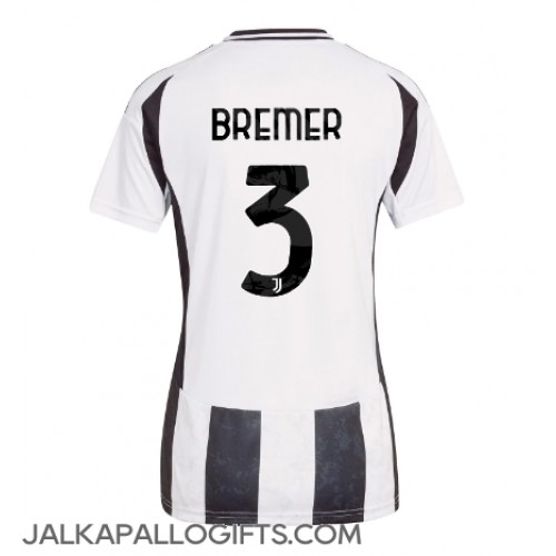 Juventus Gleison Bremer #3 Kotipaita Naiset 2024-25 Lyhythihainen